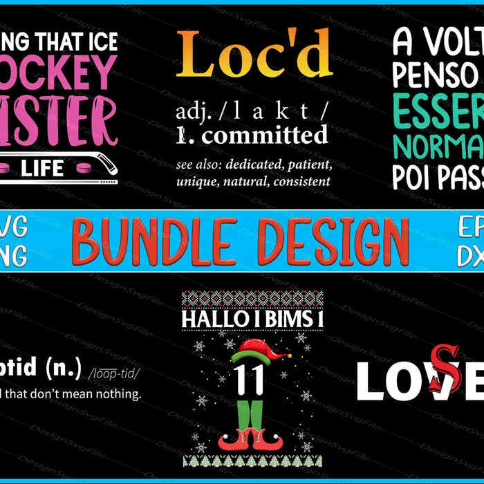 Hockey Bundle SVG, Gamer PNG lover