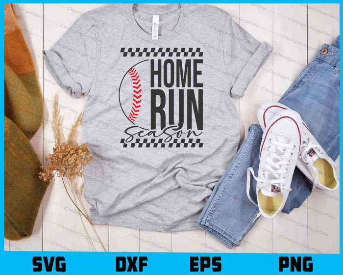 Home Run Season SVG, Baseball PNG