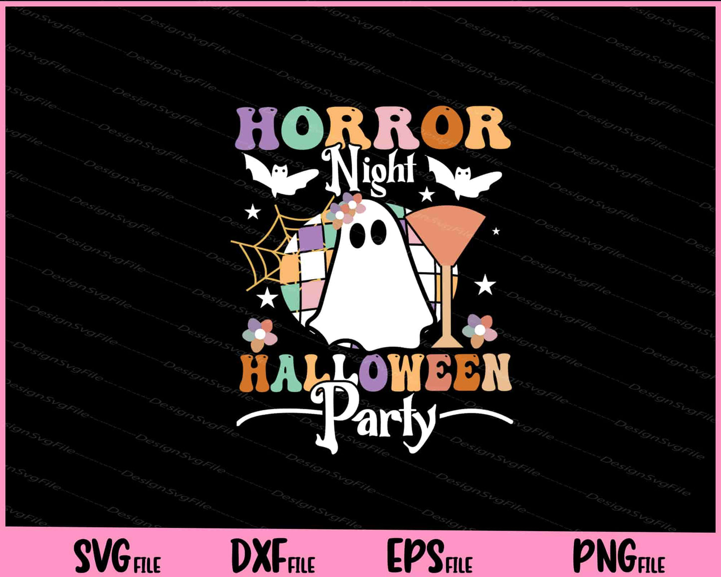 Horror Night Halloween Party Svg Cutting Printable Files  - Premium Cutting Files in SVG, PNG & EPS Formats - Premium SVG Cutting Files for Crafts