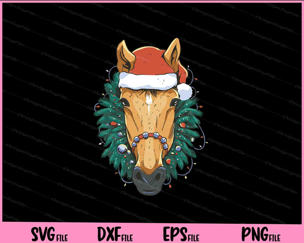 Horse Animal Christmas svg