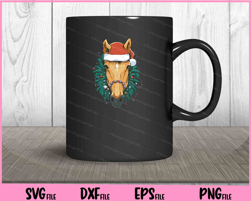 Horse Animal Christmas mug