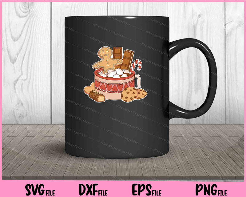 Hot Chocolate Drink Christmas mug