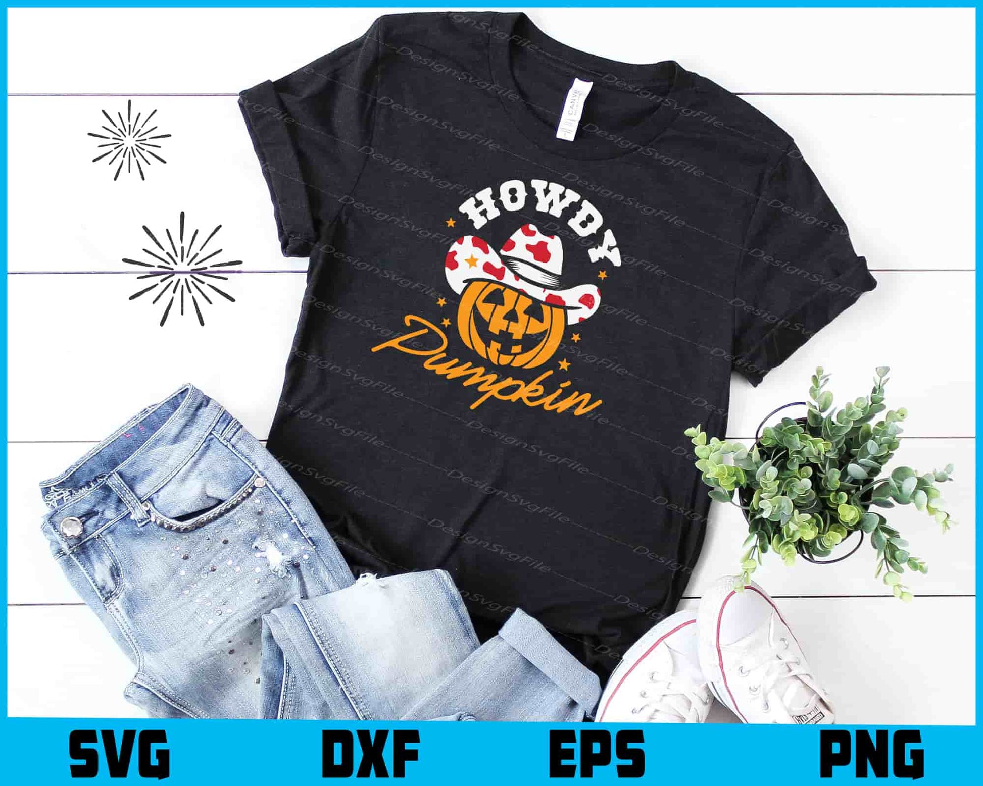 Howdy Pumpkin Halloween SVG PNG Sublimation Files  - Premium Cutting Files in SVG, PNG & EPS Formats - Premium SVG Cutting Files for Crafts