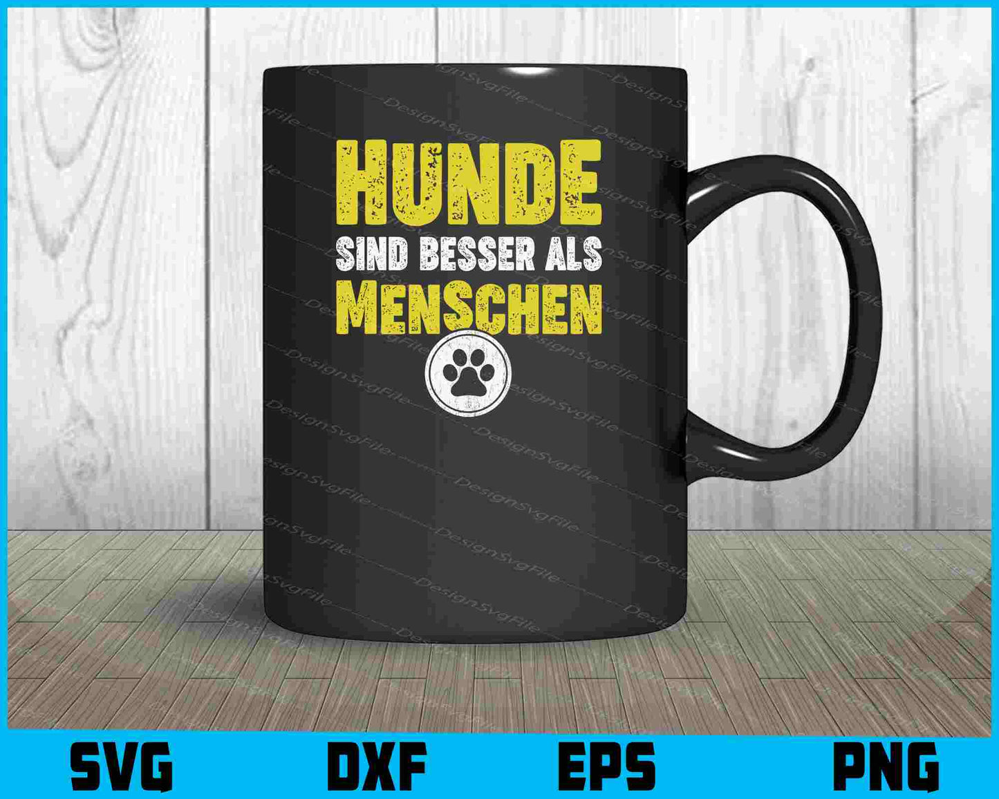 Hunde Sind Besser Als Menschen SVG PNG Cutting Printable File