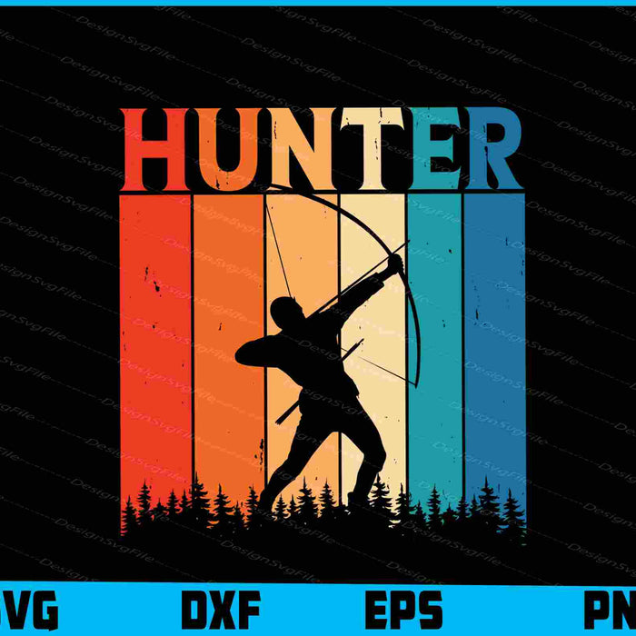 Hunter Archery Vintage SVG