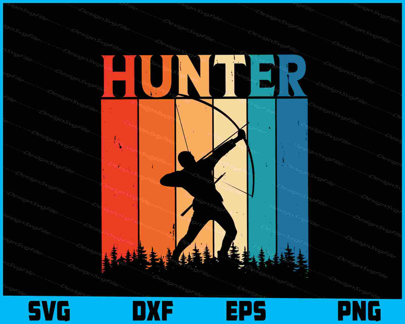 Hunter Archery Vintage SVG