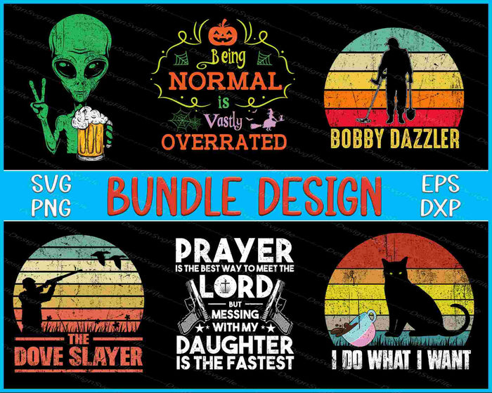 Hunting Bundle SVG, Alien Beer PNG