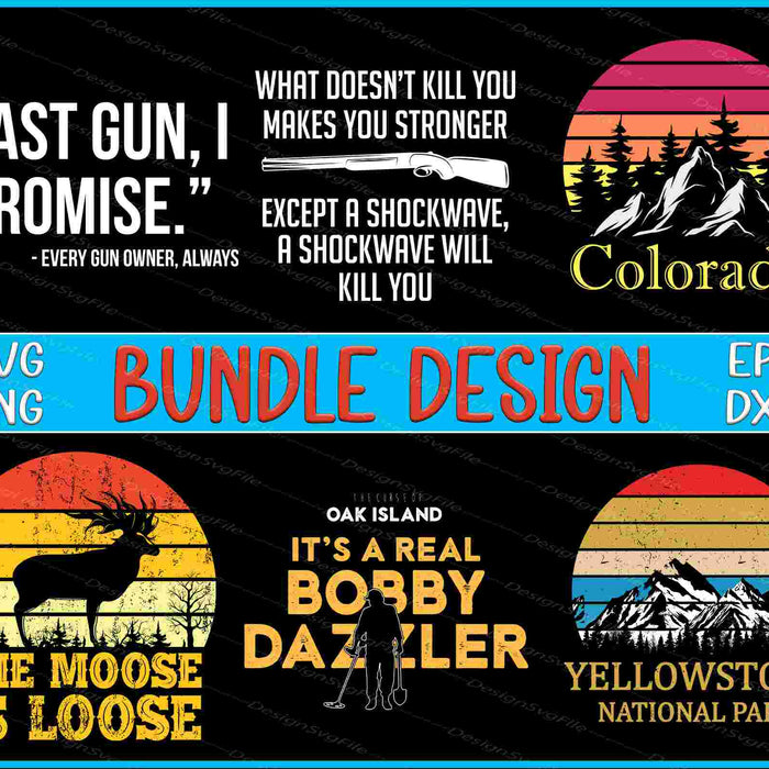 Hunting Bundle SVG, Colorado PNG