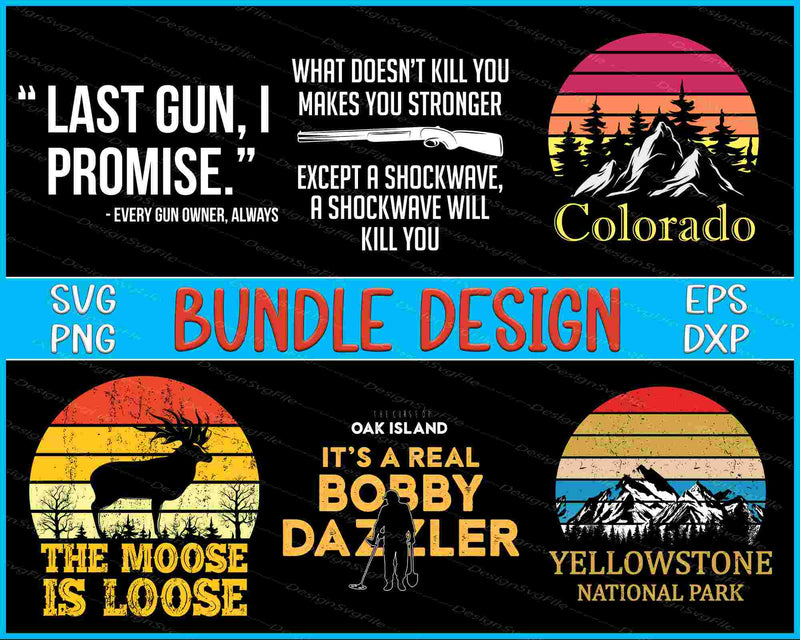Hunting Bundle SVG, Colorado PNG