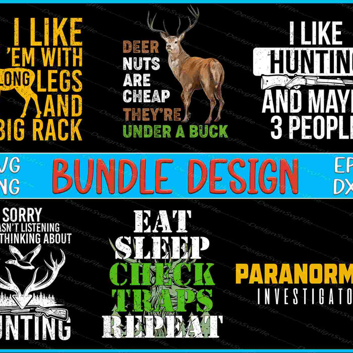 Hunting Bundle SVG, Deer Hunting PNG
