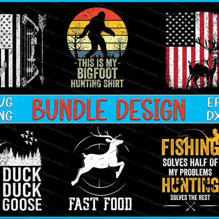 Hunting Bundle SVG, Duck Hunter PNG