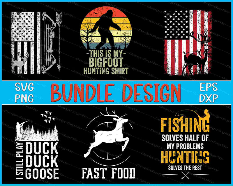 Hunting Bundle SVG, Duck Hunter PNG
