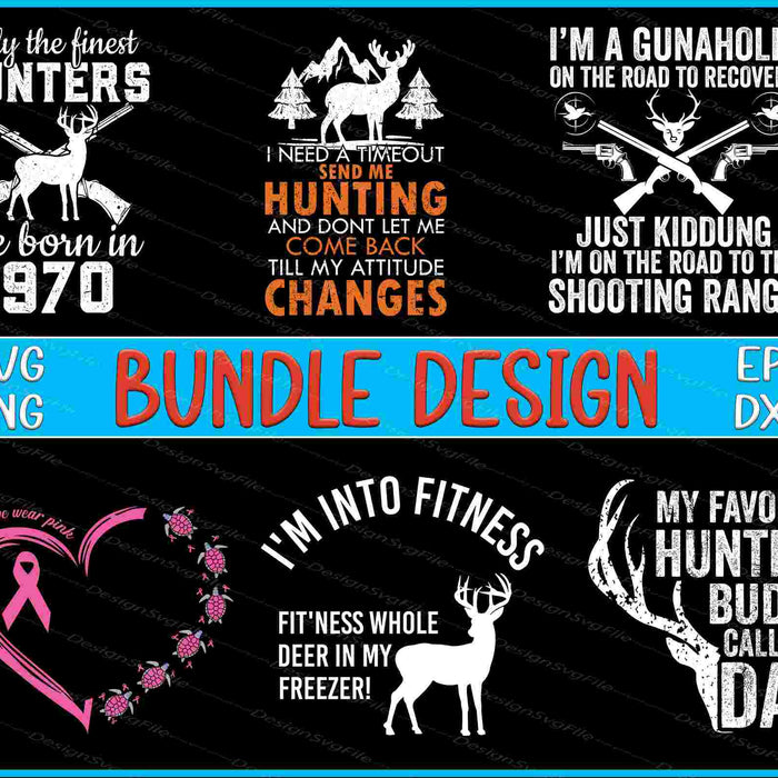 Hunting Bundle SVG, October PNG