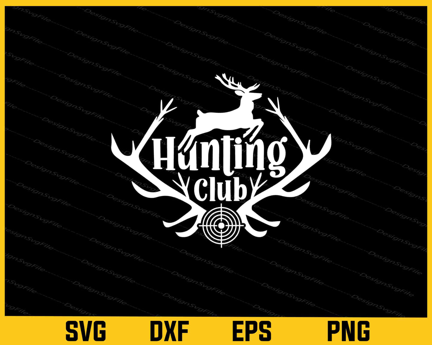 Hunting Club Svg Cutting Printable File  - Premium Cutting Files in SVG, PNG & EPS Formats - Premium SVG Cutting Files for Crafts