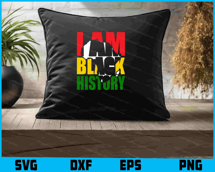 I Am Black History Month SVG