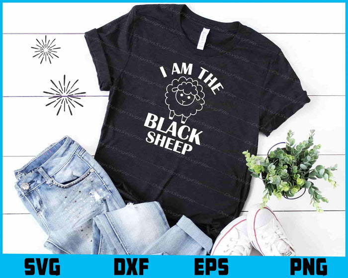 I Am The Black Sheep SVG, Animals PNG