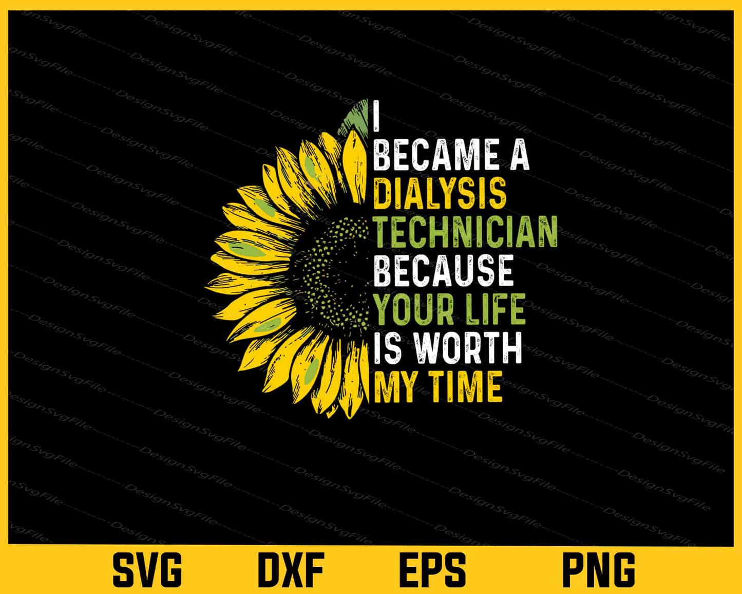 I Became A Dialysis Technician Because Svg Cutting Printable File  - Premium Cutting Files in SVG, PNG & EPS Formats - Premium SVG Cutting Files for Crafts