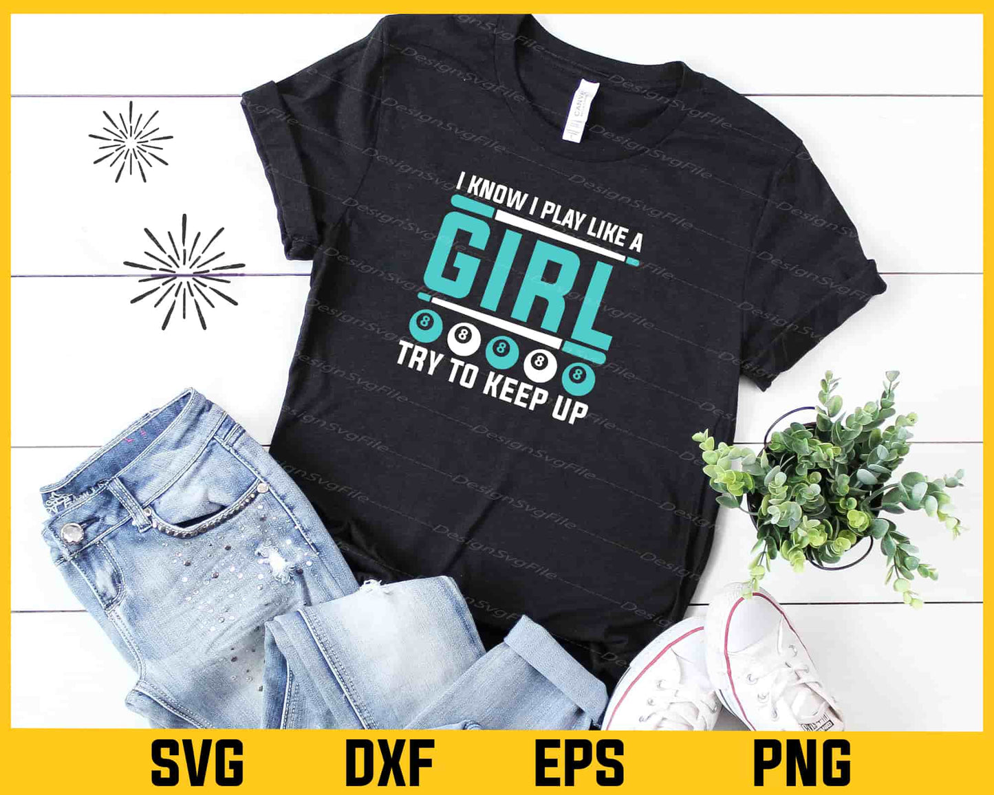 I Know I Play Like A Girl Try To Keep Up Svg Cutting Printable File  - Premium Cutting Files in SVG, PNG & EPS Formats - Premium SVG Cutting Files for Crafts