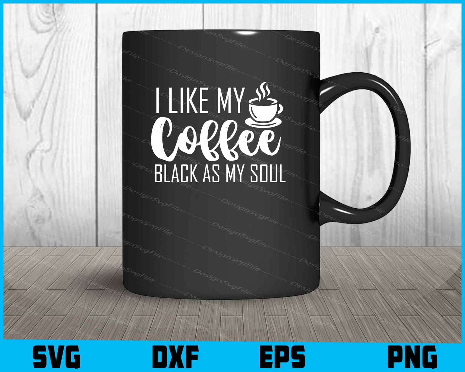 I Like My Coffee Black As My Soul