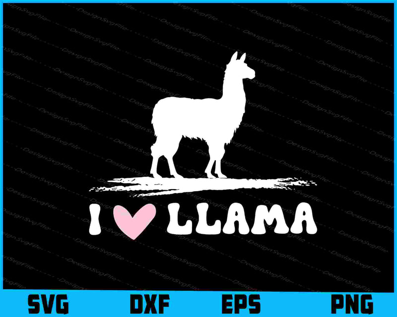 I Love Llama SVG, Animals PNG