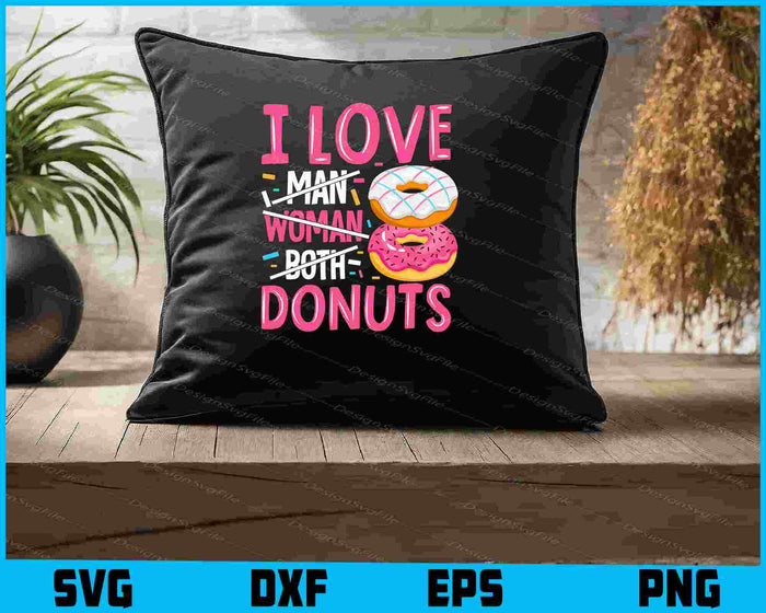 Collection of donut-themed sayings in various fonts and colors on a black background.