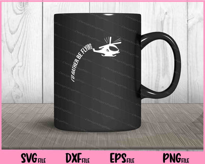 I'd Rather Be Flying Airplane Pilot Svg Cutting Printable Files  - Premium Cutting Files in SVG, PNG & EPS Formats - Premium SVG Cutting Files for Crafts
