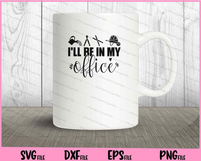 Collection of gardening-themed SVG designs with text and plant illustrations on a white background.
