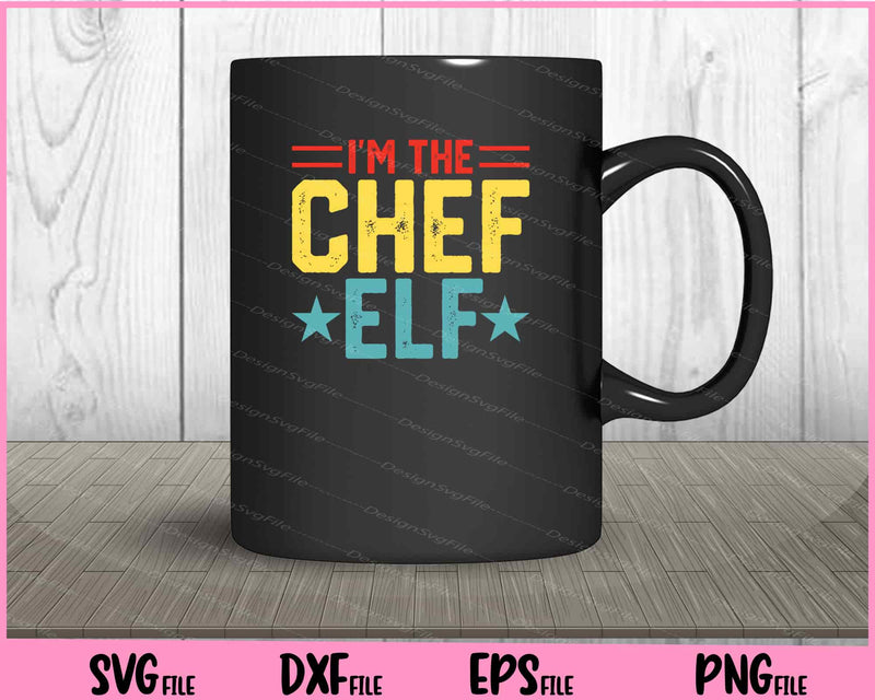 I’m The Chef Elf vintage  mug