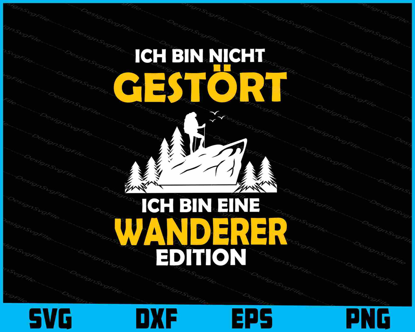 Ich Bin Nicht Gestört Ich Bin Eine Wanderer Edition