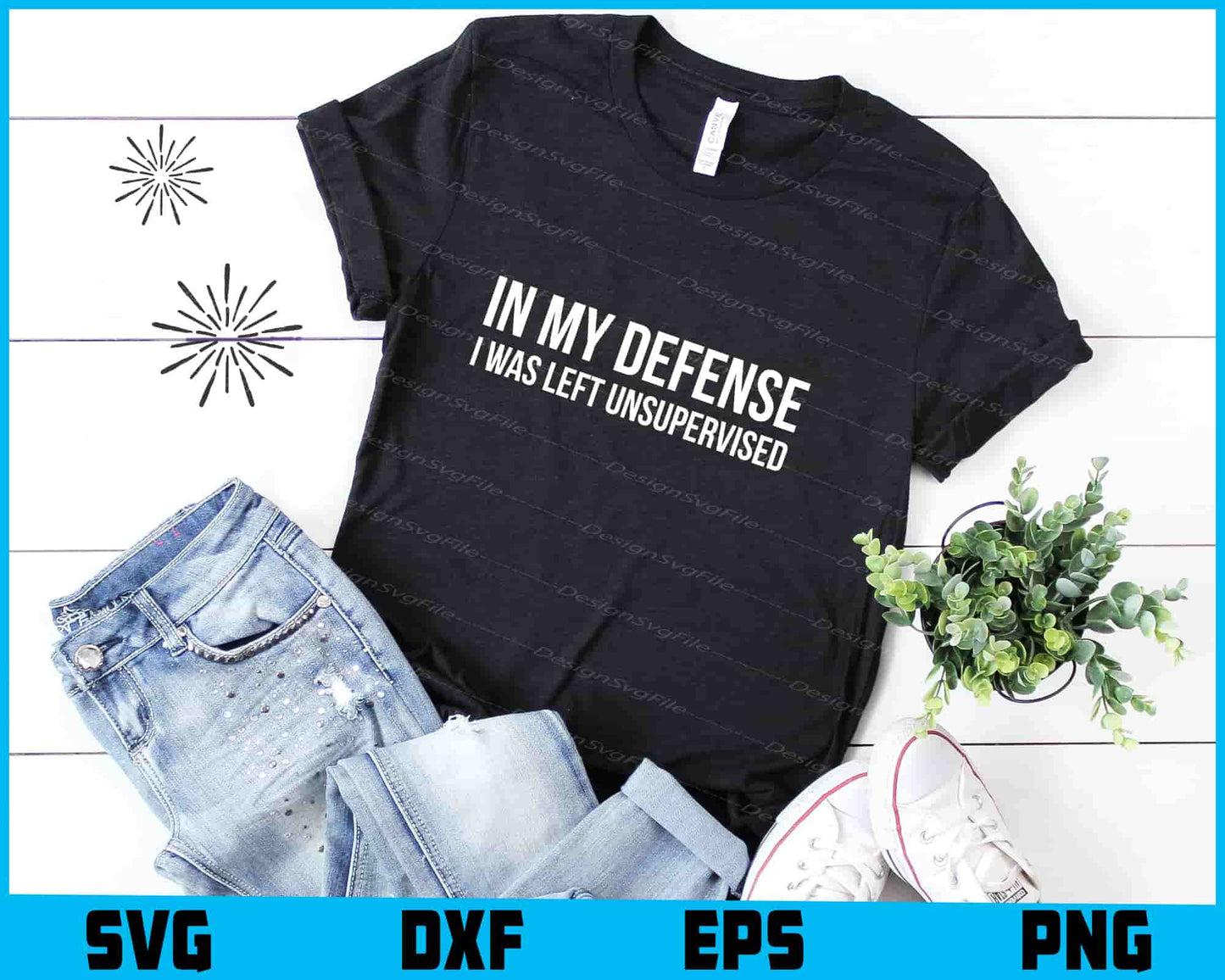 In My Defense I Was Left Unsupervised SVG