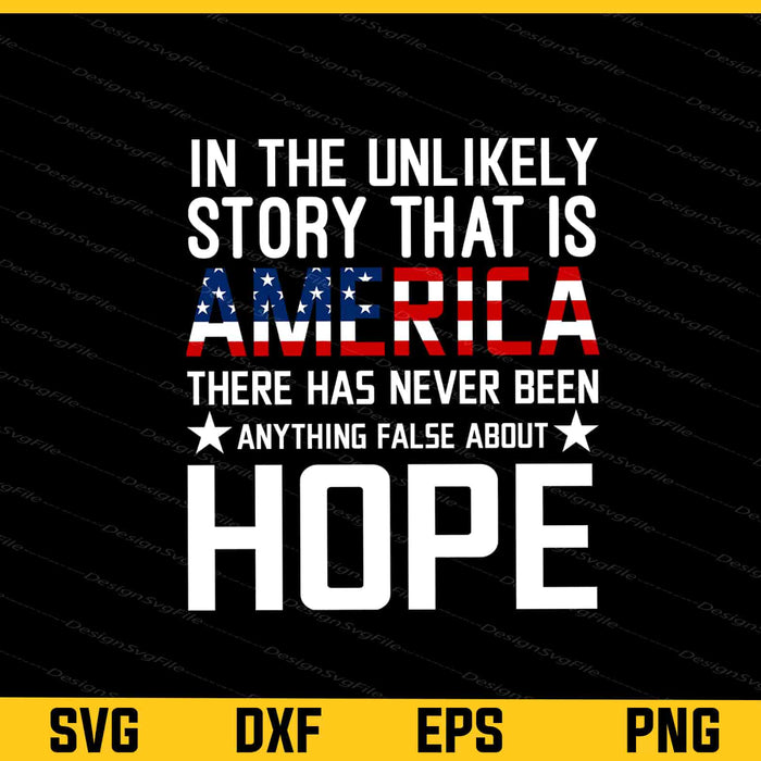 In The Unlikely Story That Is America Svg Cutting Printable File  - Premium Cutting Files in SVG, PNG & EPS Formats - Premium SVG Cutting Files for Crafts