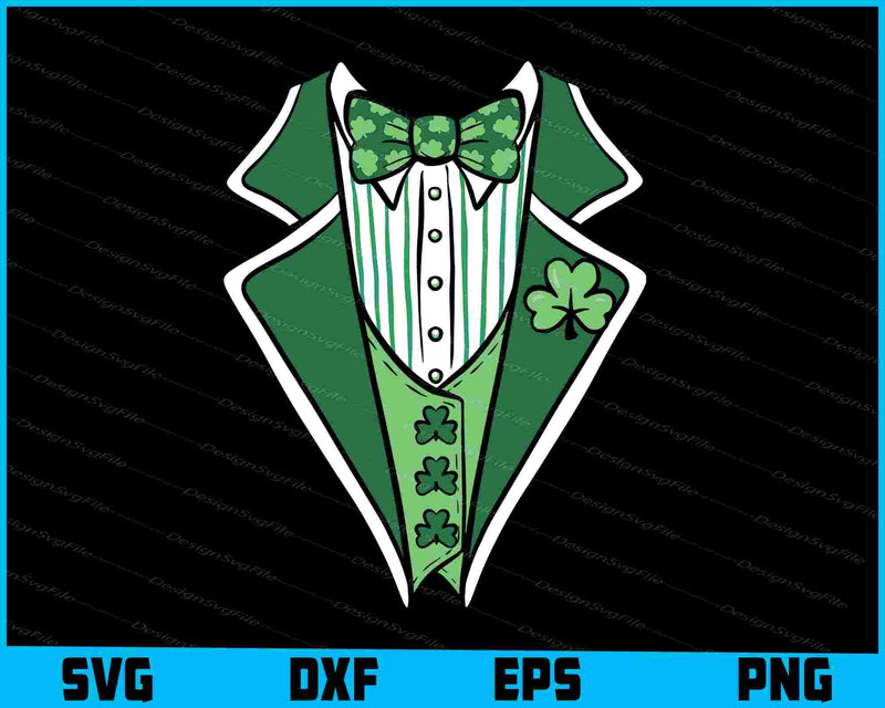 Irish Tuxedo St-patrick’s Day SVG