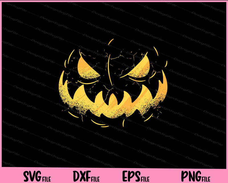 Jack Olantern Face Halloween Pumpkin Svg Cutting Printable Files  - Premium Cutting Files in SVG, PNG & EPS Formats - Premium SVG Cutting Files for Crafts