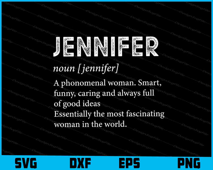 Jennifer Name Shirt SVG