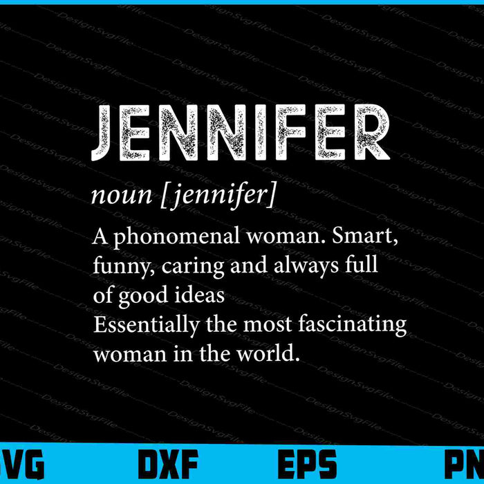 Jennifer Name Shirt SVG