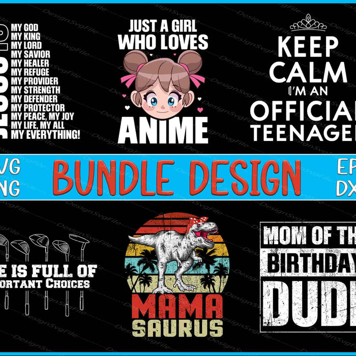 Jesus Bundle SVG, Mom Birthday PNG