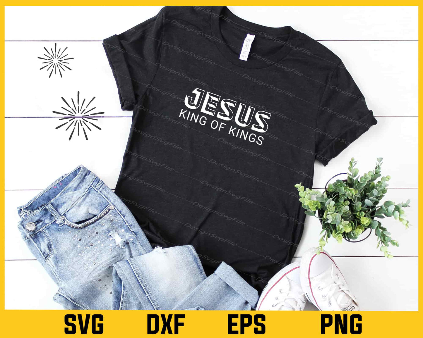 Jesus King Of Kings Svg Cutting Printable File  - Premium Cutting Files in SVG, PNG & EPS Formats - Premium SVG Cutting Files for Crafts