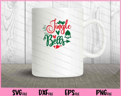 Jingle Bells Christmas Svg Cutting Printable Files  - Premium Cutting Files in SVG, PNG & EPS Formats - Premium SVG Cutting Files for Crafts