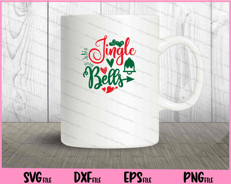 Jingle Bells Christmas Svg Cutting Printable Files  - Premium Cutting Files in SVG, PNG & EPS Formats - Premium SVG Cutting Files for Crafts