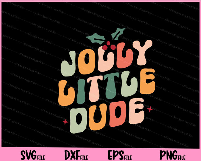 Jolly Little Dude Christmas Retro Svg Cutting Printable Files  - Premium Cutting Files in SVG, PNG & EPS Formats - Premium SVG Cutting Files for Crafts