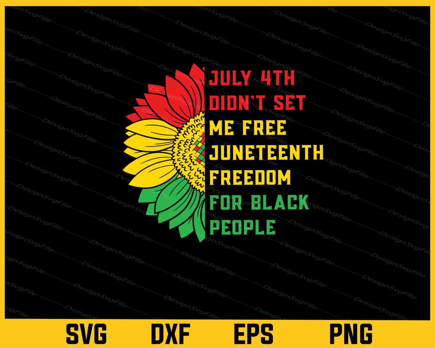 July 4th Didn’t Set Me Free Juneteenth Black People Svg Cutting Printable File  - Premium Cutting Files in SVG, PNG & EPS Formats - Premium SVG Cutting Files for Crafts