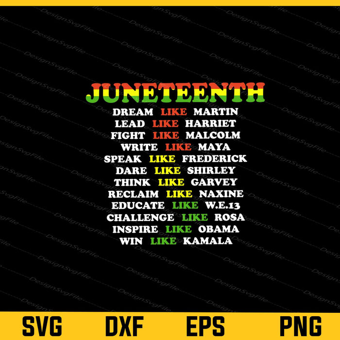 Juneteenth Ancestors Black African Dream Like Svg Cutting Printable File  - Premium Cutting Files in SVG, PNG & EPS Formats - Premium SVG Cutting Files for Crafts