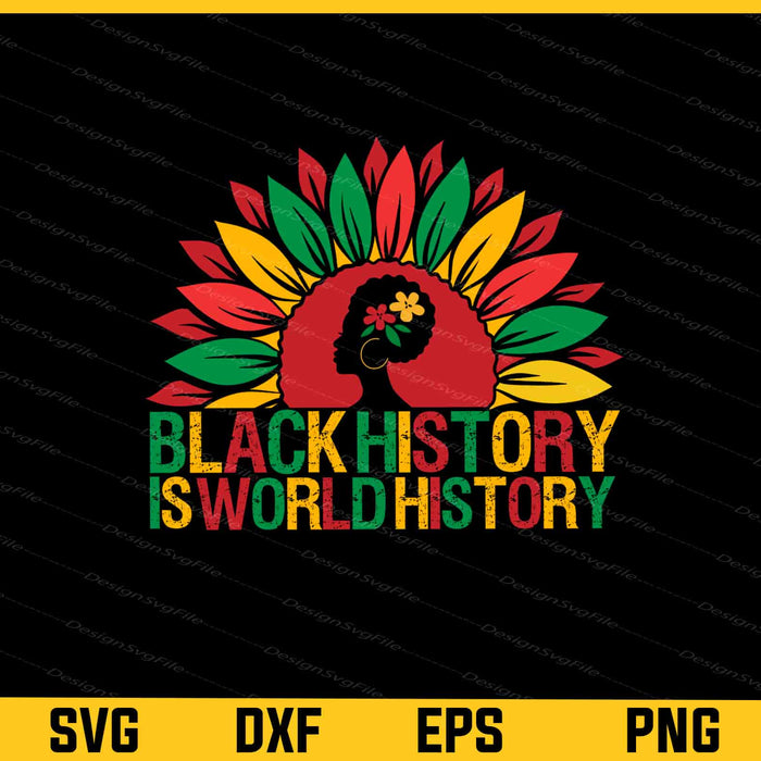 Juneteenth Black History Is World History Svg Cutting Printable File  - Premium Cutting Files in SVG, PNG & EPS Formats - Premium SVG Cutting Files for Crafts
