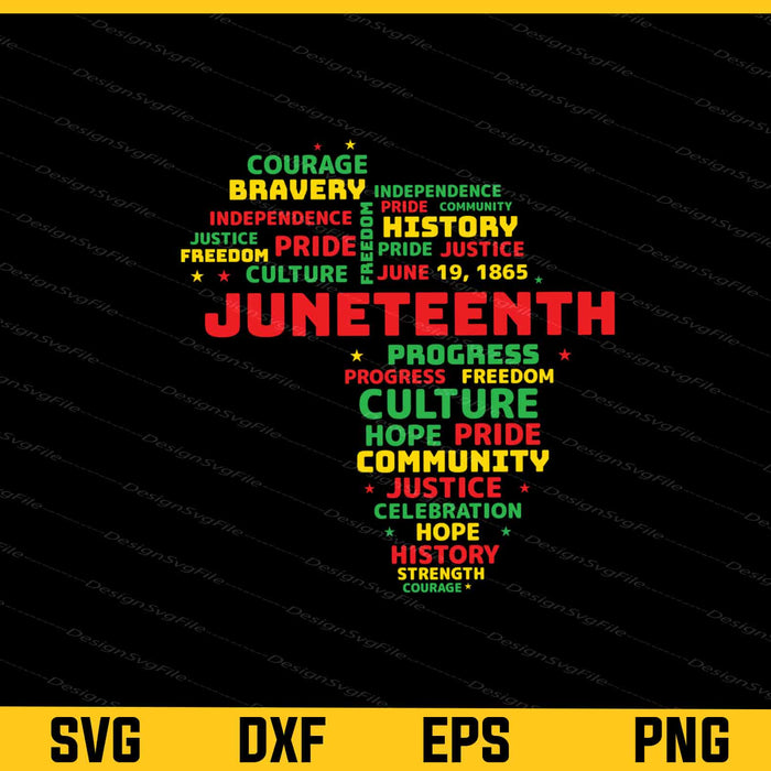 Juneteenth Black History Pride Freedom Svg Cutting Printable File  - Premium Cutting Files in SVG, PNG & EPS Formats - Premium SVG Cutting Files for Crafts