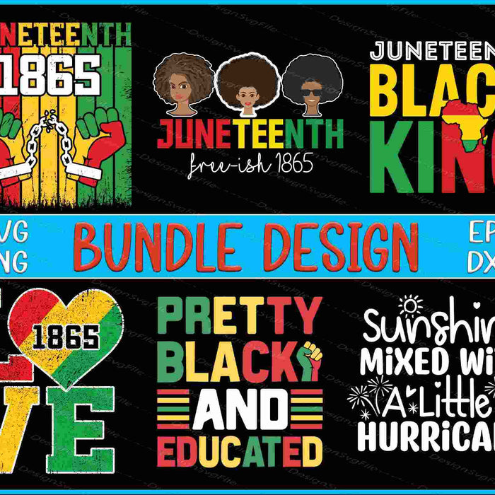 Juneteenth Bundle SVG Black History PNG