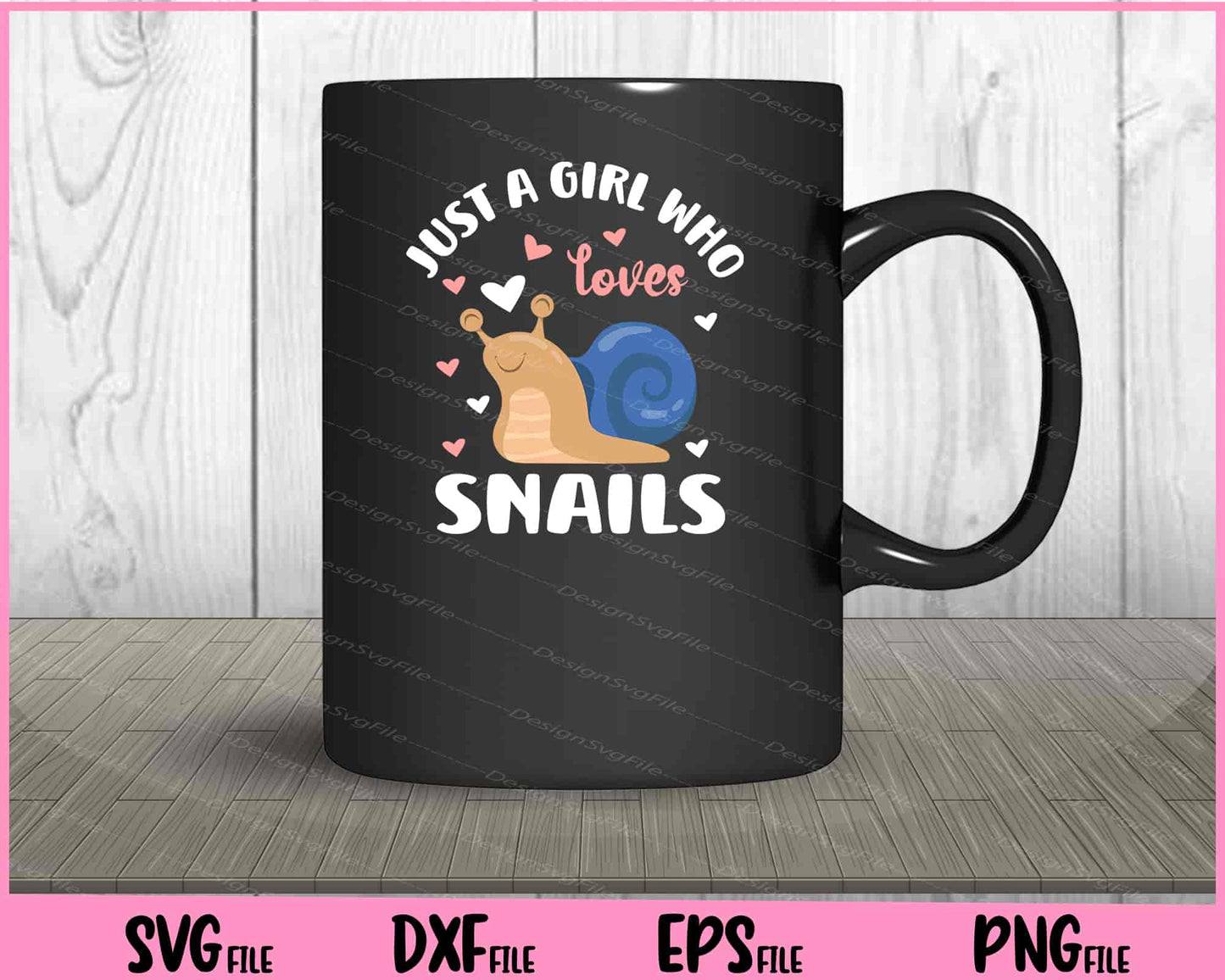 Just A Girl Who Loves Snails Gift Snail Lover Svg Cutting Printable Files  - Premium Cutting Files in SVG, PNG & EPS Formats - Premium SVG Cutting Files for Crafts