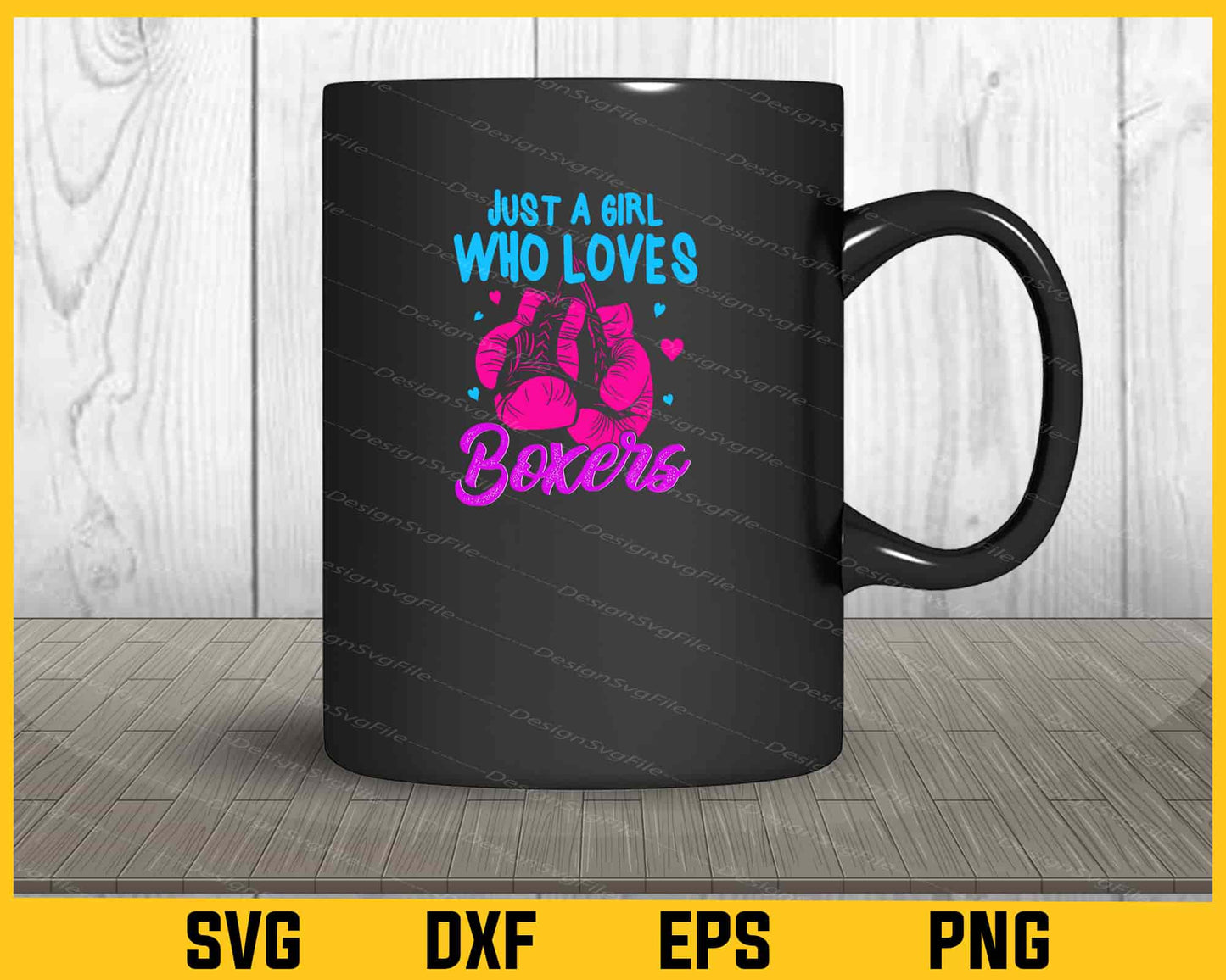 Just A Girl Who Loves Boxers Svg Cutting Printable File  - Premium Cutting Files in SVG, PNG & EPS Formats - Premium SVG Cutting Files for Crafts