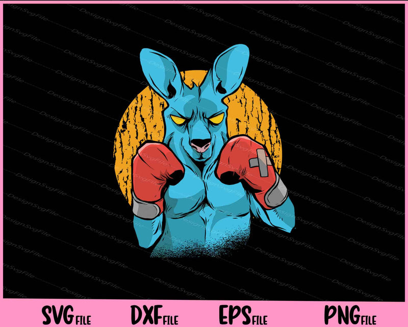 Kangaroo Boxer Funny Svg Cutting Printable Files  - Premium Cutting Files in SVG, PNG & EPS Formats - Premium SVG Cutting Files for Crafts