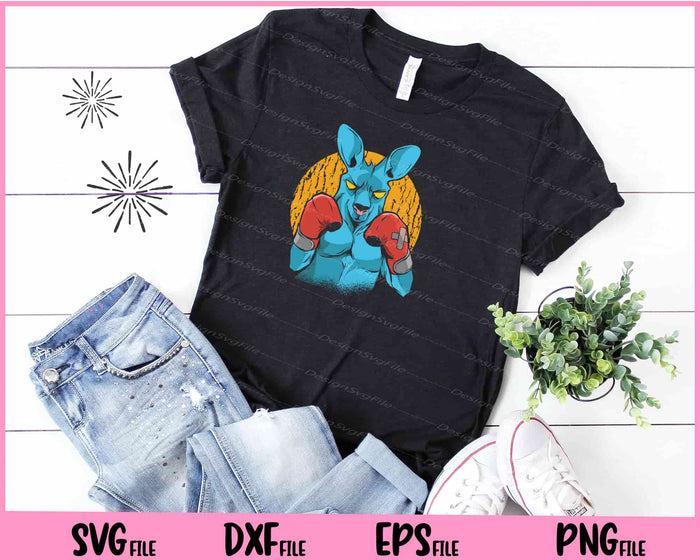Kangaroo Boxer Funny Svg Cutting Printable Files  - Premium Cutting Files in SVG, PNG & EPS Formats - Premium SVG Cutting Files for Crafts