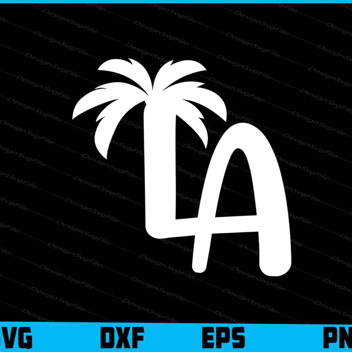 La Palm Tree SVG, Los Angeles Shirt